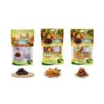 kit frutas secas 400g sapoti,caju seco+caju 200g sem adição de açúca hanjin
