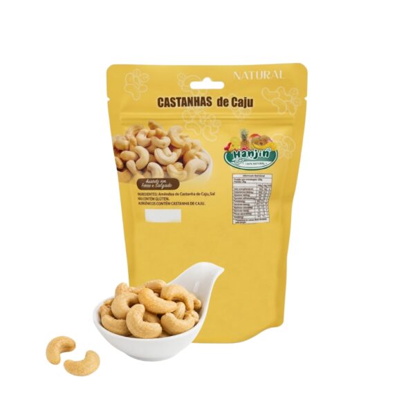 kit castanha de caju com alho e sal,sem sal,salgado 3x250g sem Óleo hanjin