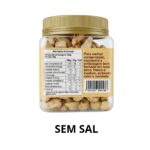 kit castanha de caju com alho e sal,sem sal,salgado pote 380gx3 assada sem Óleo hanjin